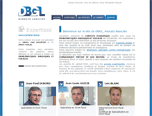 Tablet Screenshot of dbgl-avocats.com